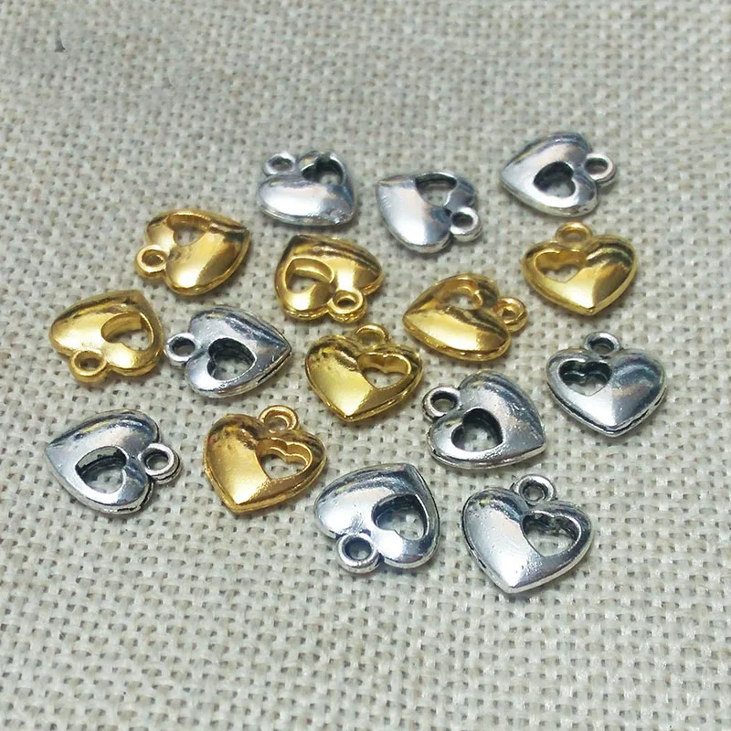 

heart shape choker necklace charms beads pendants jewelry tassel earrings diy connectors bag beauty spacers tibet filigree leaf