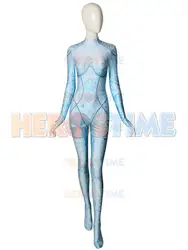 Atlanna костюм Аквамен фильм версия супергероя косплей костюм 3D принт спандекс Zentai костюм для женщин/девочек/индивидуальный заказ