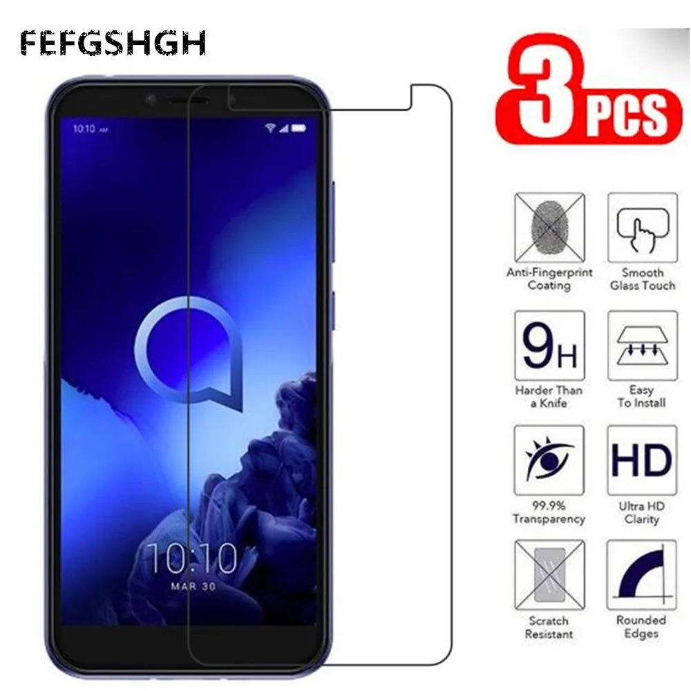 

2.5D 9H Tempered Glass Alcatel 1S 2019 1 S 5024D 5024Y 5024K Screen Protector Glass On The Alcatel 1S 2019 Protective Film Glass