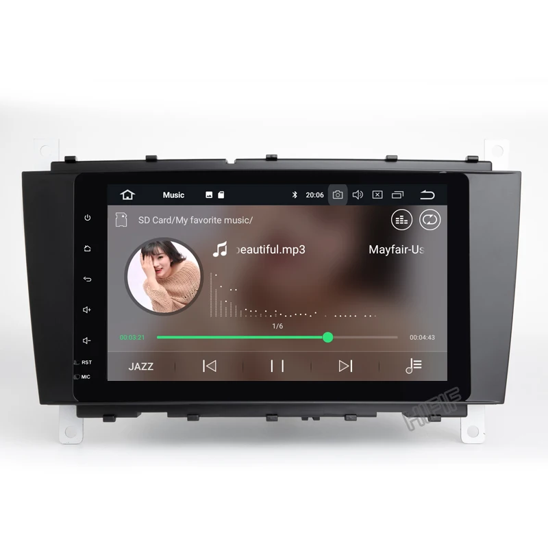 Excellent IPS Octa Core 4GB RAM Android 9.0 Car Radio Player Radio For Mercedes Benz C CLK CLS CLC Class W203 W209 W219 Car GPS Navigation 5
