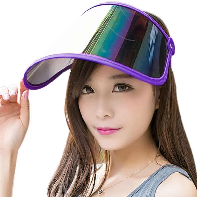 Holographic Rainbow Sun Visor Cap Queerks™