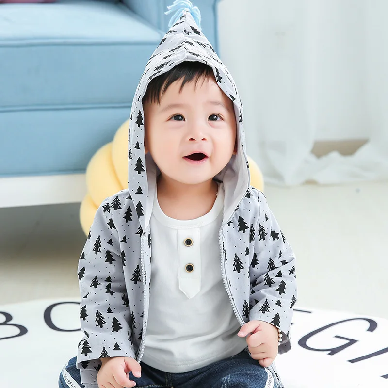 2017 Newborn Infant Baby Boy Jackets Coat Autumn Clothes for Baby Girls