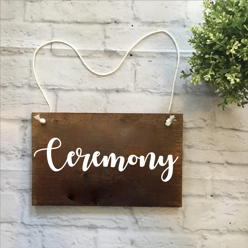 Wedding Party Decor Decals Reception Ceremony Wedding Signs Removable Waterproof Cards Box Sticker For Reserved Table Board