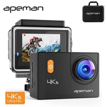 Apeman 4K Wifi Pro Bike Helmet Action Cam Camcorder Professional Underwater Waterproof Sport Video Camera With Novatek NTK96660