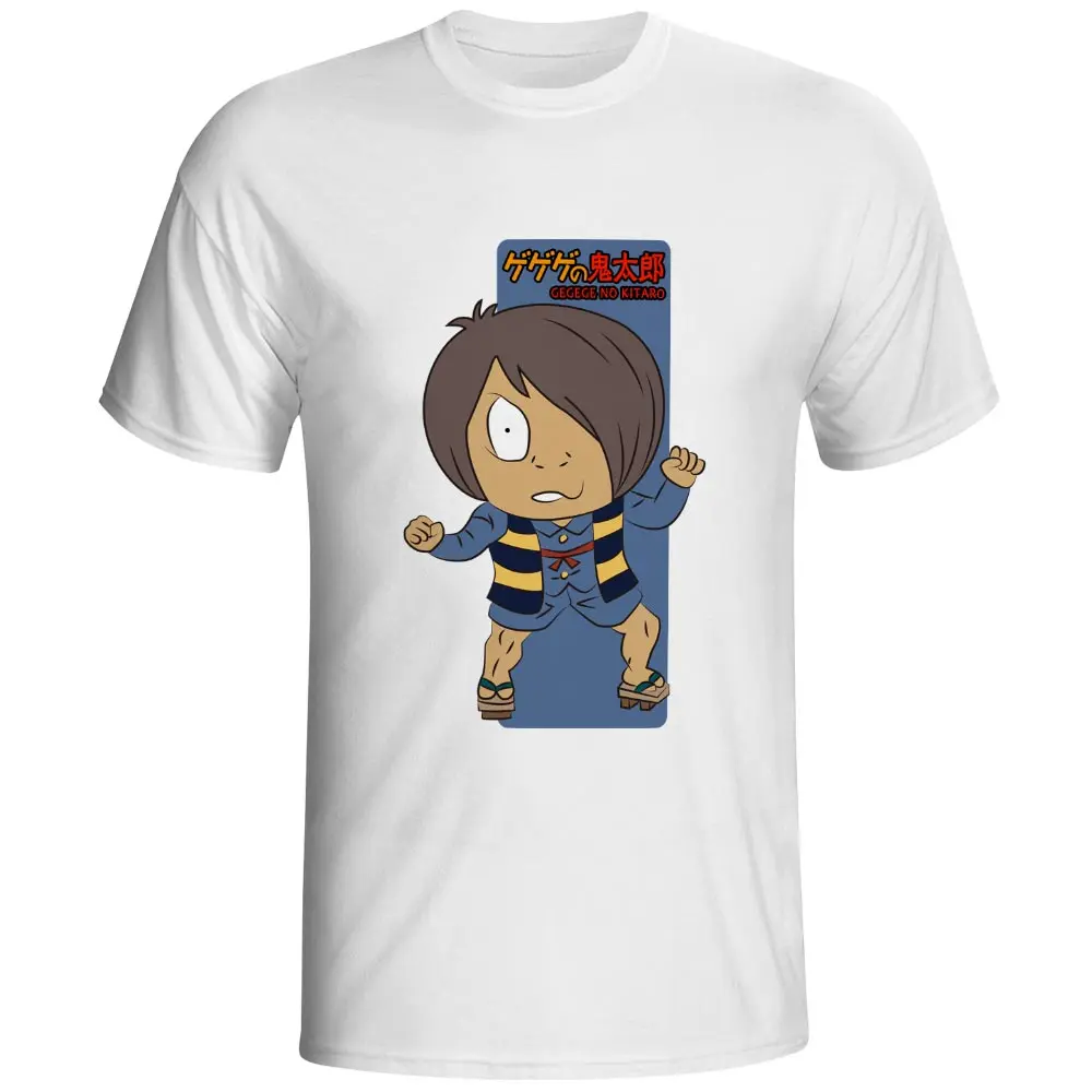 

GeGeGe no Kitaro T Shirt Retro Manga Japanese Anime Print Skate T-shirt Retro Nostalgic Creative Novelty Unisex Tee