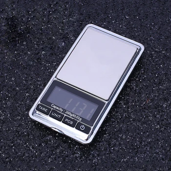 

200gx0.01g Mini Digital Scale Portable Weighting Scale Weight Scales LCD Electronic Pocket Case Kitchen Jewelry Diamond Balanca