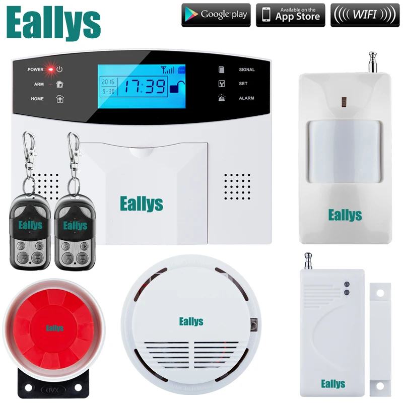 Free Shipping Spanish, English Voice Gsm Alarm System Home Security