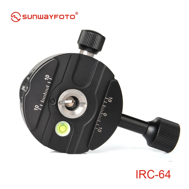 SUNWAYFOTO IRC-64 штативные головки панорамные индексация ротатор Quick Release зажим с 4 8 12 24