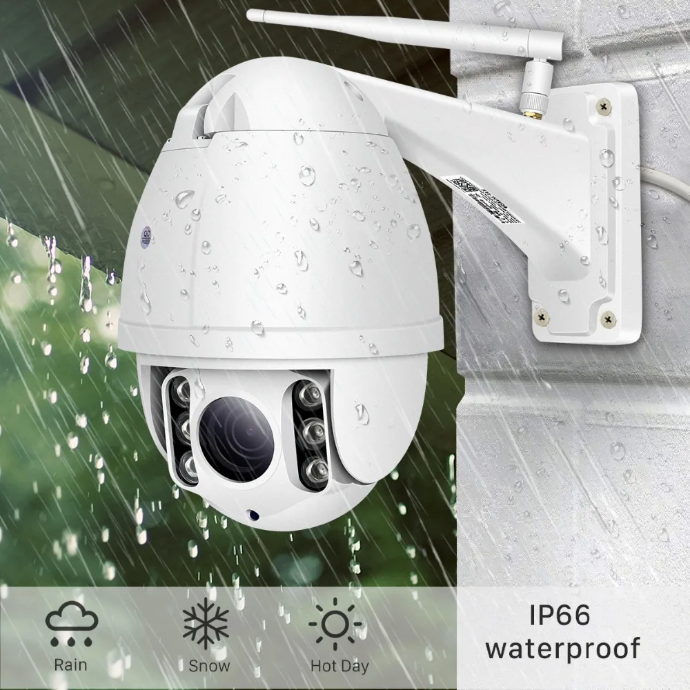 Беспроводная скоростная купольная IP камера BESDER 1080P 10X с оптическим зумом и Wi Fi
