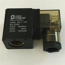 Насс катушка НАСС Магнит 0543 00,1-00 BV5763 220 V для соленоидного клапана