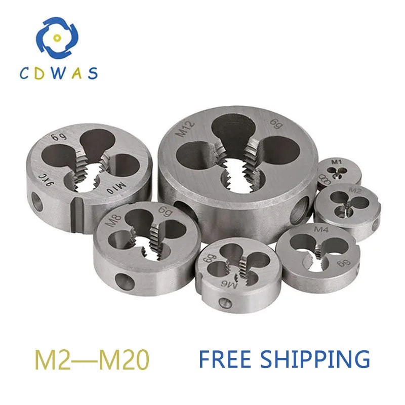 Die M2 M3 M4 M5 M6 M7 M8 M9 M10 M11 M12 M13 M14 M15 M16 M17 M18 M20 Metric Right Hand Die Threading Tools For Mold Machining