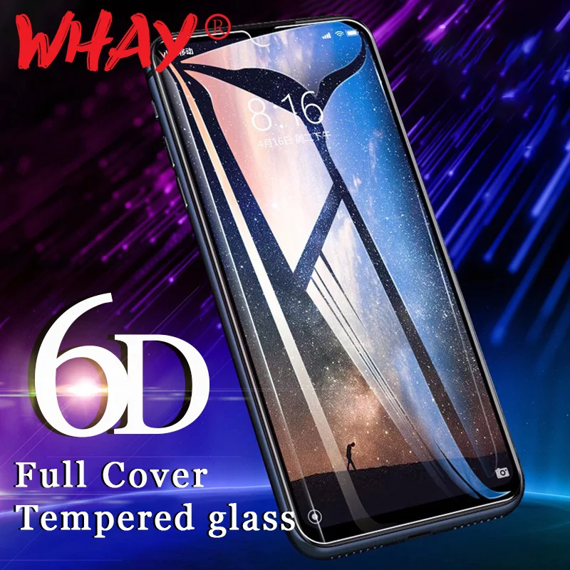 6D закаленное стекло для Xiaomi Redmi 8A Note 8 Pro 7 Mi 9 A2 Lite защита экрана 8a 7a защитное |