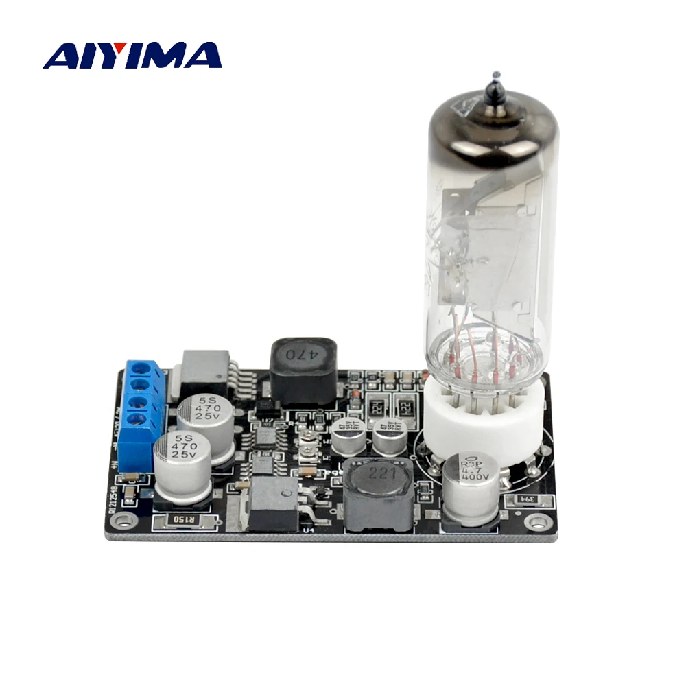 Трубчатый привод AIYIMA 6E2 усилитель плата DAC аудио светодиодный индикатор уровня
