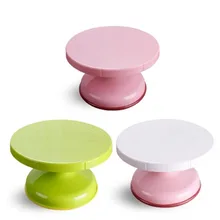 1 шт пластиковый поворотный стол для торта вращающаяся Нескользящая круглая рамка для украшения торта вращающаяся тарелка кухонный горшок Сделай Сам Инструменты для выпечки