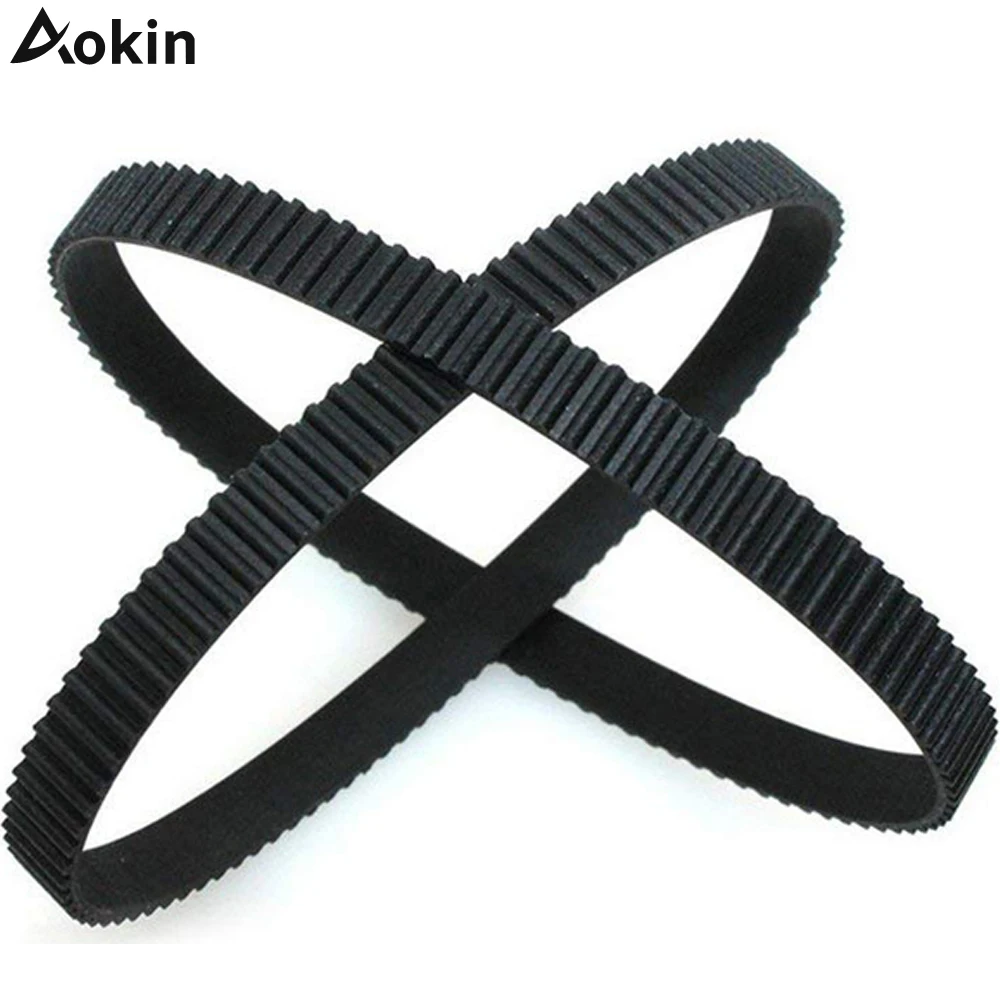 GT2-6mm Rubber Timing Belt Closed Loop Belts for 3D Printer 200mm Black