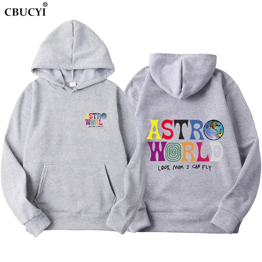 ASTROWORLD نظرة أمي أستطيع يطير هوديي ترافيس سكوت Astroworld هوديي 2019 هدية طباعة الرجال الهيب هوب البلوز البلوز