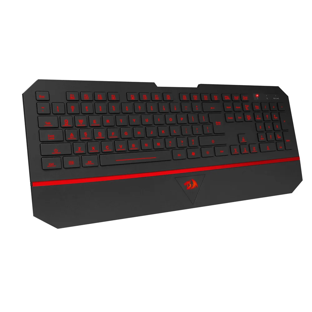 

Redragon K502-1 Silent Spanish Gaming Keyboard LED Backlit Illuminated Keyboard 104 Keys Keyboard For Computer PC
