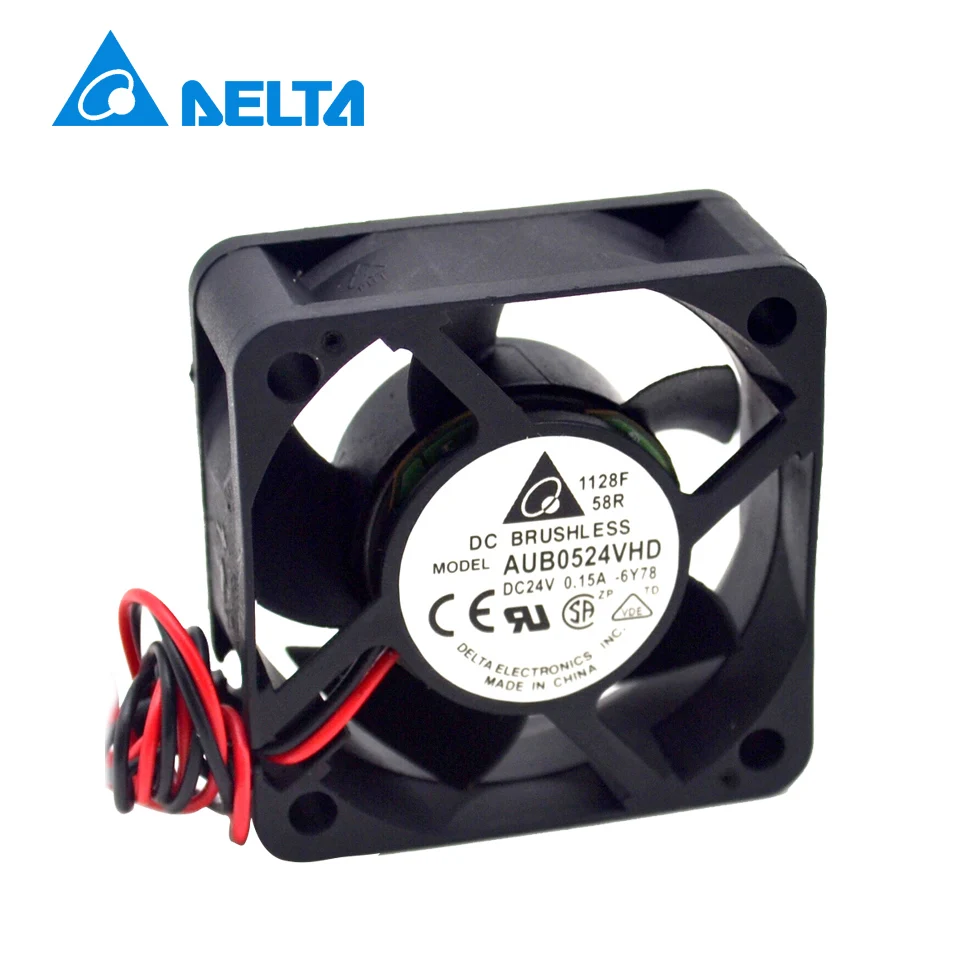 Delta AUB0524VHD 5020 50 мм 5 см 24 В постоянного тока 0 15 а инвертор сервера для ПК чехол