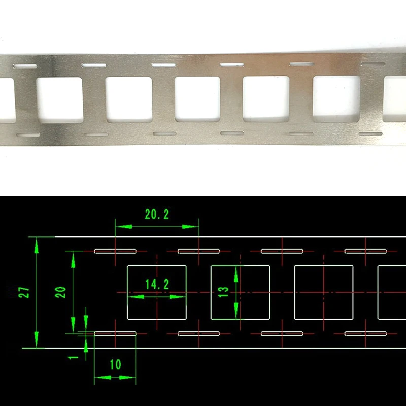 SK 5M nickel strip 18650 Lithium Battery Pack Making Nickel Strips 2P Two batteries in parallel welded Nickel plated steel strip