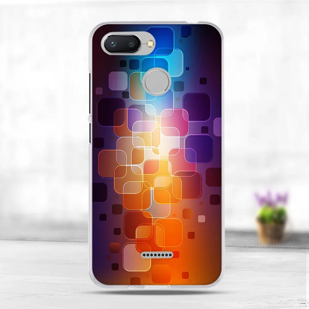 Чехол для Xiaomi Redmi 6 силиконовый чехол с котом для Coque Redmi6 Xiaomi Redmi 6 Чехол для телефона для Xiami Redmi 6 чехол s Capa бампер - Цвет: 6