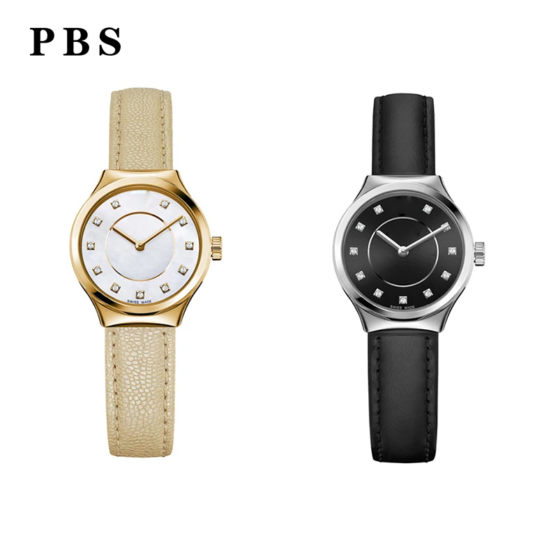 

PBS Original Copy Precision Steel High Quality 1:1 Ladies Quartz Watch Logo Free Package Manufacturers Wholesale