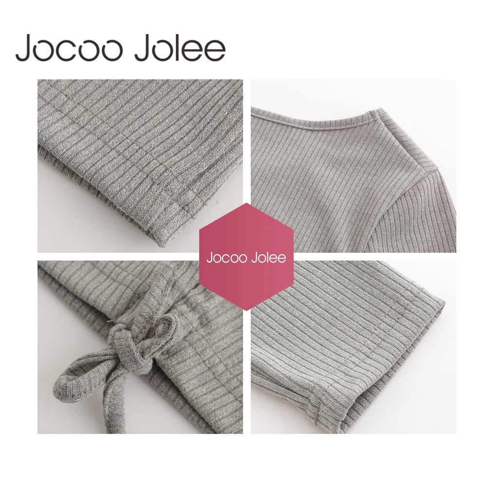 Jocoo Jolee 2018 тонкая женская блузка с V образным вырезом и длинным рукавом кулиской
