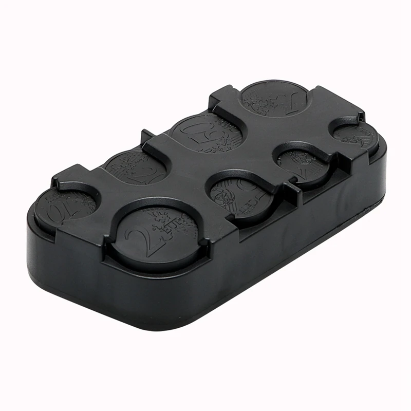 

Auto Coin Organizer Storage Box Car Euro Coin Case Holder Stowing Tidying Money Container Organizer Car-styling Accessories