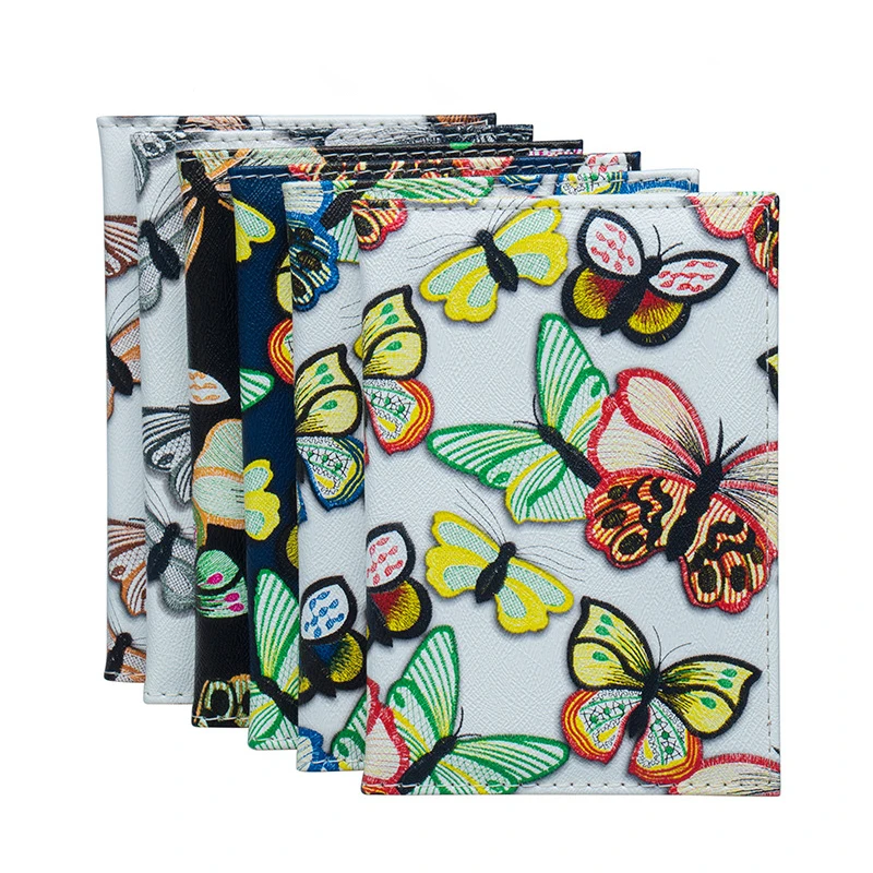 

Women Passport Cover Butterfly Printing Passport Cover Travel Credit Card Holder Travel ID Document Passport Holder Bag