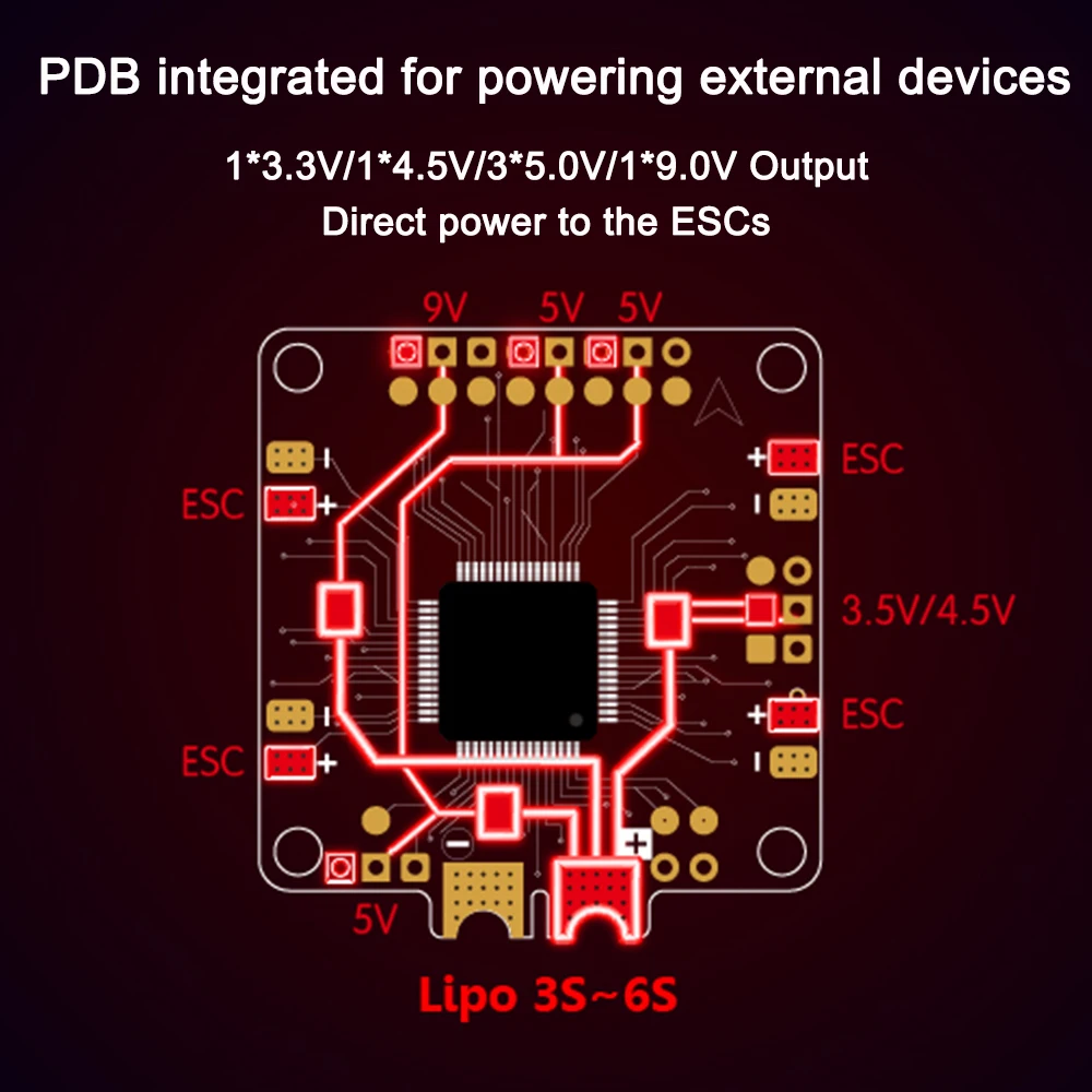 Контроллер полета SpeedyBee F4 AIO встроенный Bluetooth чип Betaflight OSD/SpeedyBee UART Dapter|Детали и