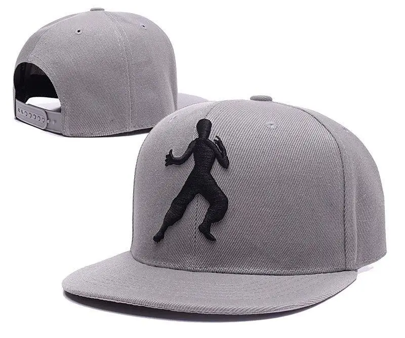 Китайский кунг-фу король брюс ли характер вышивка крышки snapback Мужская досуг