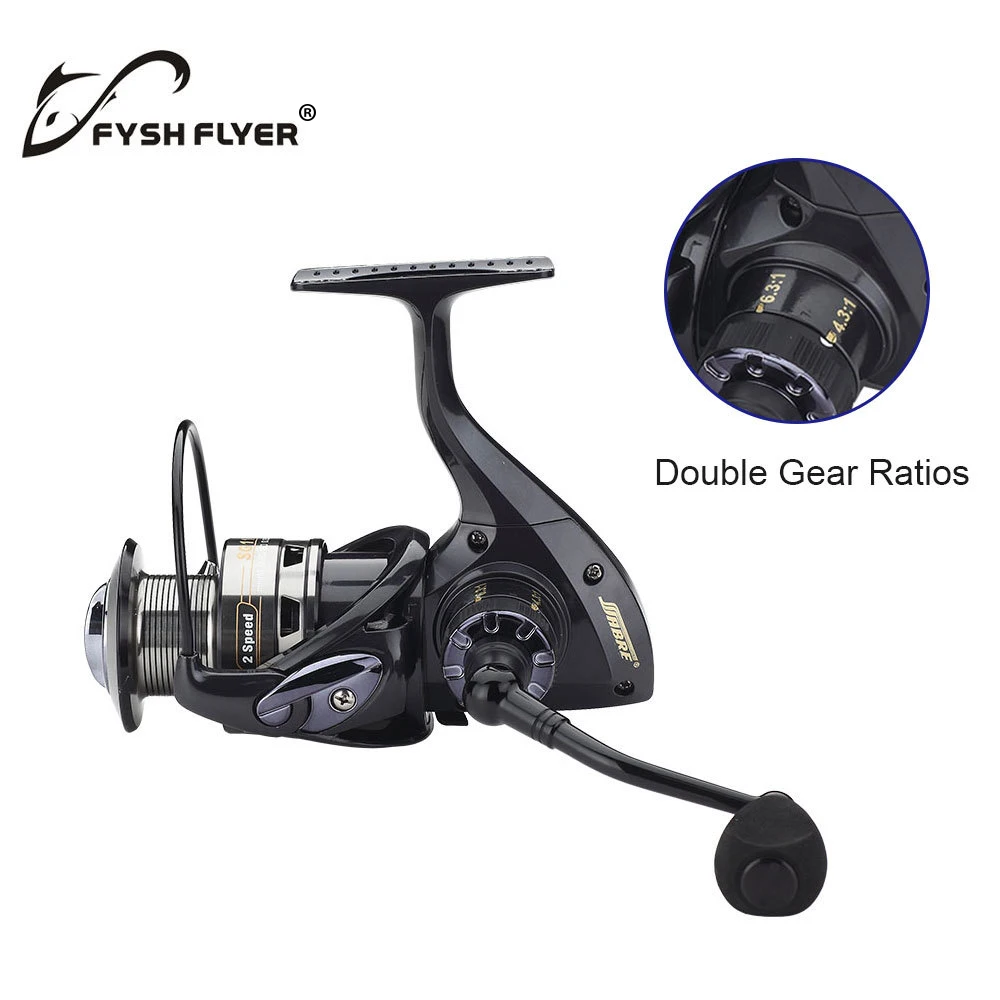 

FyshFlyer2015New Web Debut, SG11 Fishing Spinning Baitcasting Reel,10+1BB, Aluminum, Two-Speed Gear Ratio, CNC Handle,Front Drag