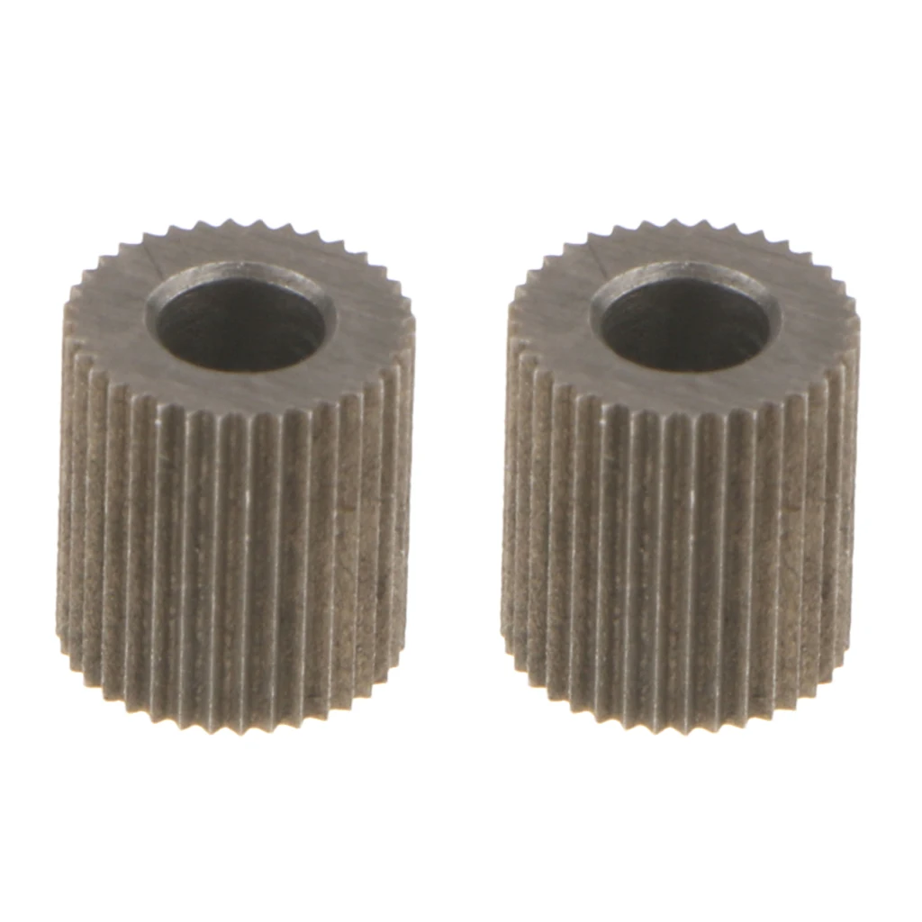 2Pcs 3D Printer 38 Teeth Mold Steel Linear Extruder Filament Drive Gear