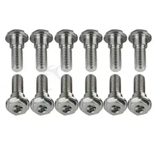 12 шт. Титан тормозной диск Болт Комплект M8 X 24 мм для Honda VTX1300 VT1100 Shadow