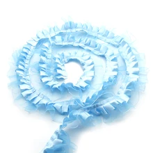 30 мм, 55 мм 5 шт сплошной цвет Складные Кружева складные ленты, материалы для ручных поделок для подарочной обертывания ремесло украшения, 5Yc6715