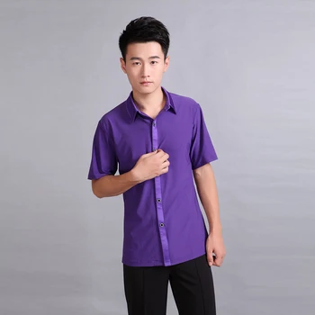 

Manufacturers male Latin dance clothing game clothes coat performance costumes modern dance clothing men shirt