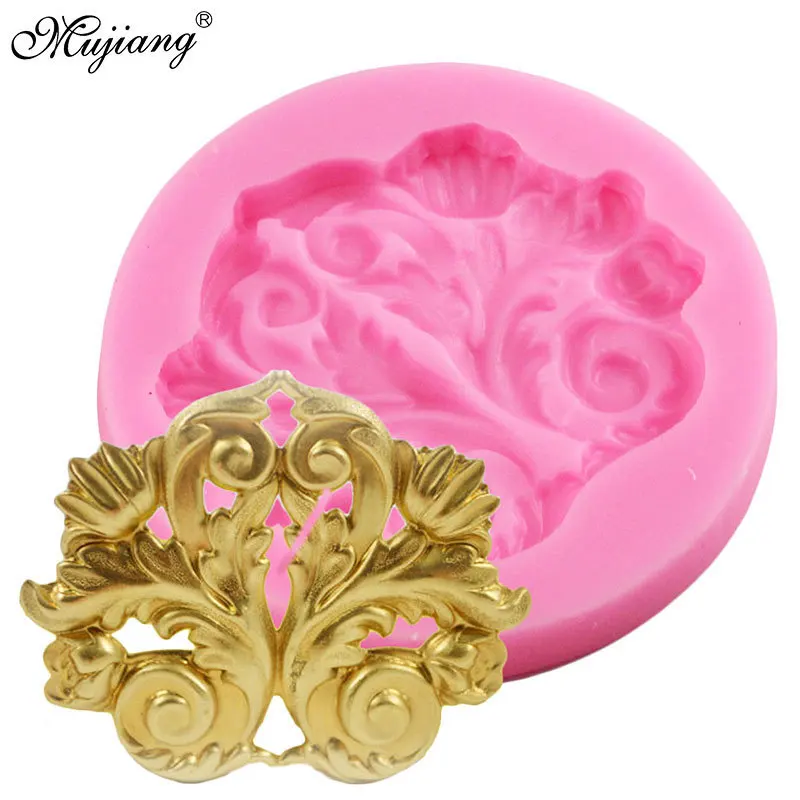 

European Style Scroll Relief Silicone Lace Mold Cake Border Fondant Cake Decorating Tools Candy Chocolate Mould Cupcake Baking