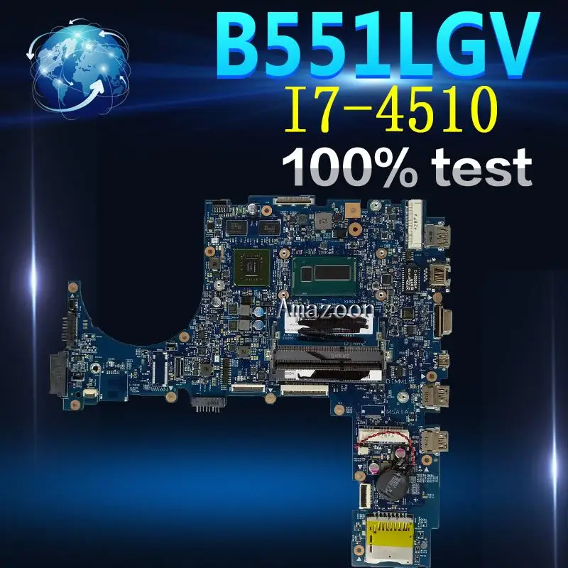 Amazoon B551LGV I7-4510 CPU N15S-GT-S-A2 Материнская плата ASUS B551L B551LG материнская для ноутбука