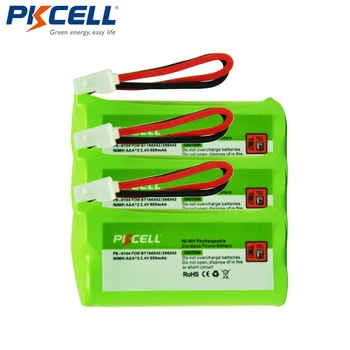 

3pcs PKCELL Cordless Phone Batteries AAA 800mAh 2.4V for VTech BT166342 BT266342