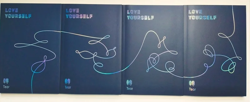 [MYKPOP]~ Официальный KPOP CD набор: LOVE YOURSELF-Tear, коллекция фанатов KPOP SA19051903