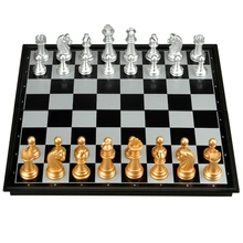 New UB magnetic gold and silver folding chess game hot sell New UB magnetic gold and silver folding chess game hot sell