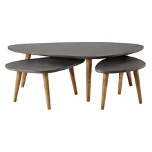 Loft Style Furniture Modern Wood Table Living Room Furniture Coffee Table Legs Solid Wood Sofa Side Table Loft Furniture Design