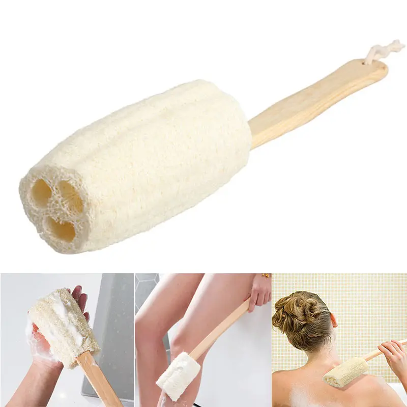 Длинная ручка для душа для ванны Loofah Задняя щетка для тела Очищающая тусклый ворсистый уход за кожей YUF99