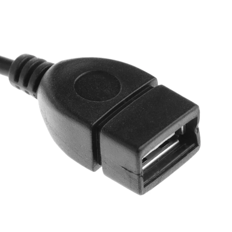 Кабель адаптер OOTDTY 20 см 3 5 мм штекер Jack к USB 2 0 Женский автомобильный стерео AUX