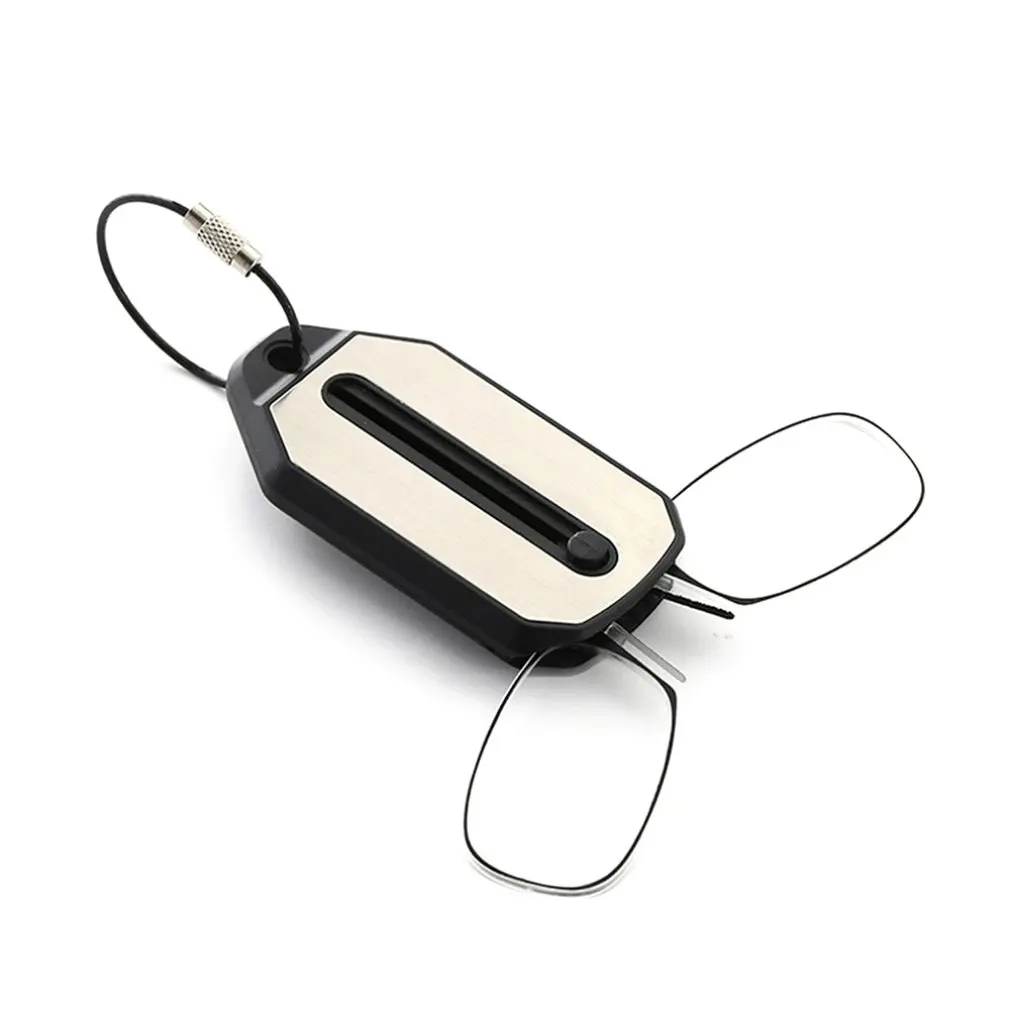 

Pin nose retro reading glasses wallet mirror PC key ring folding old mirror portable hot reading small reading glasses