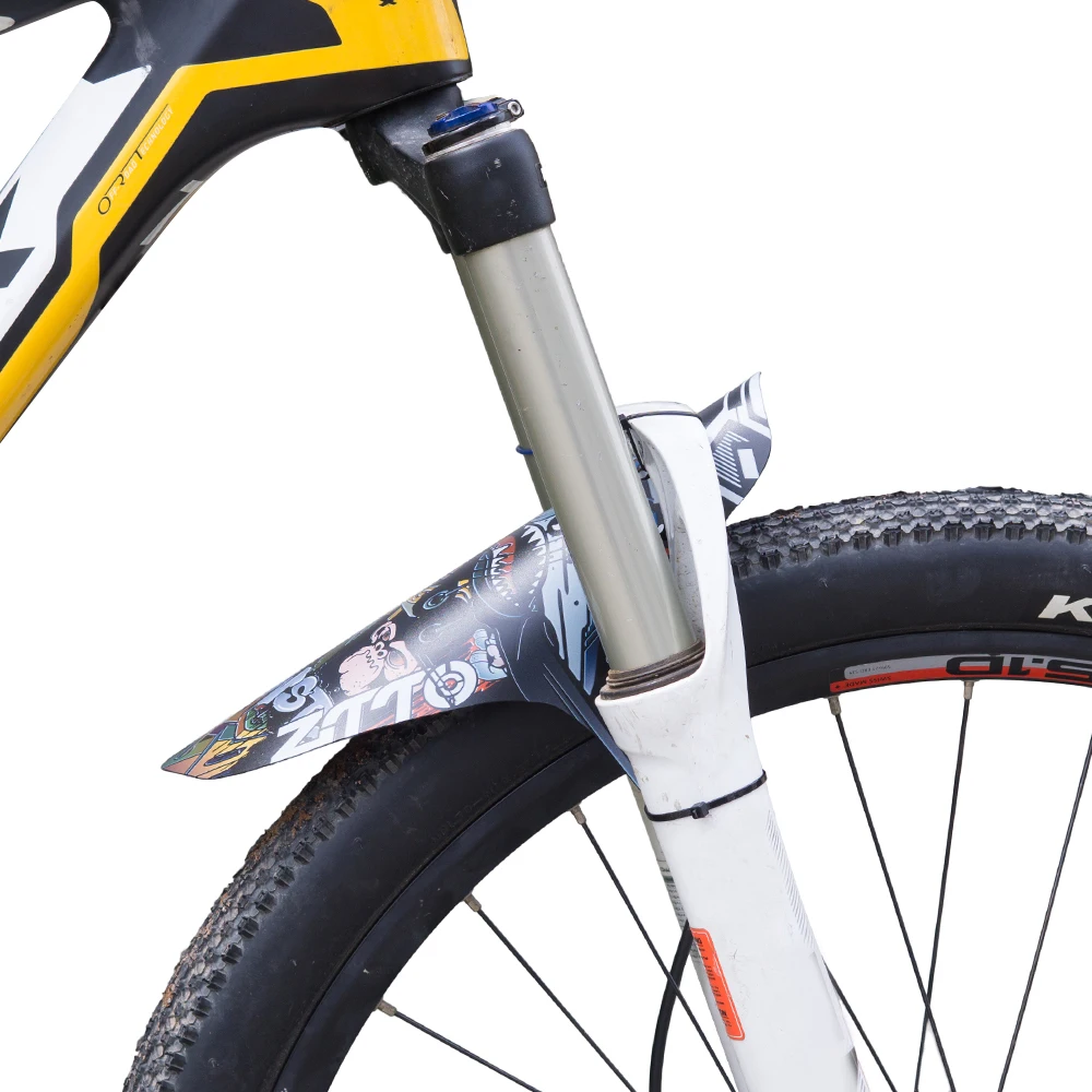 Short harmonic bike fenders