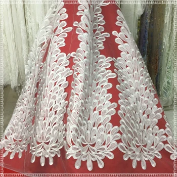 

free shipping High quality Nigerian french net lace African lace fabric for wedding dress