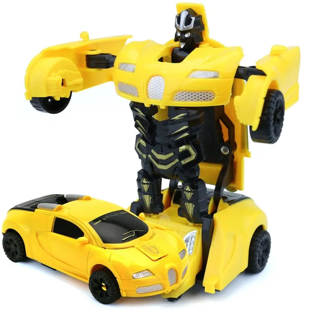 

LeadingStar Mini Cartoon Deformation Car Inertial Transformation Robots Toys for Children
