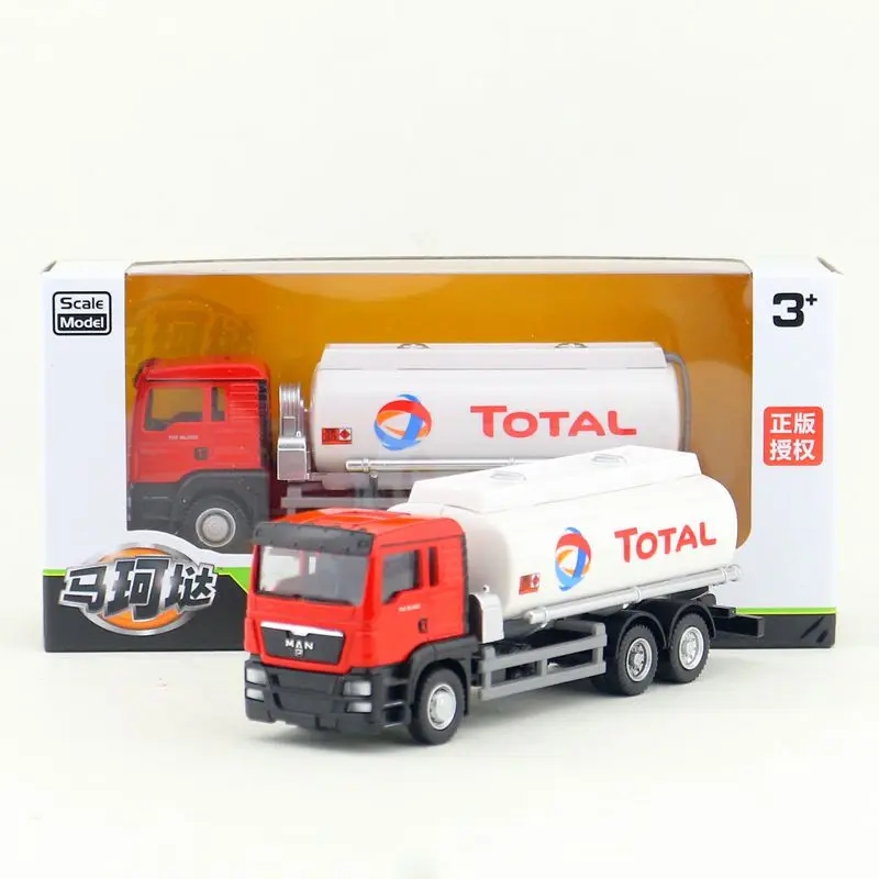 

Free Shipping/RMZ City/1:64 Scale/Diecast Toy Model/MAN TOTAL Oil Tank Truck/Educational Car/Collection/Gift For Children