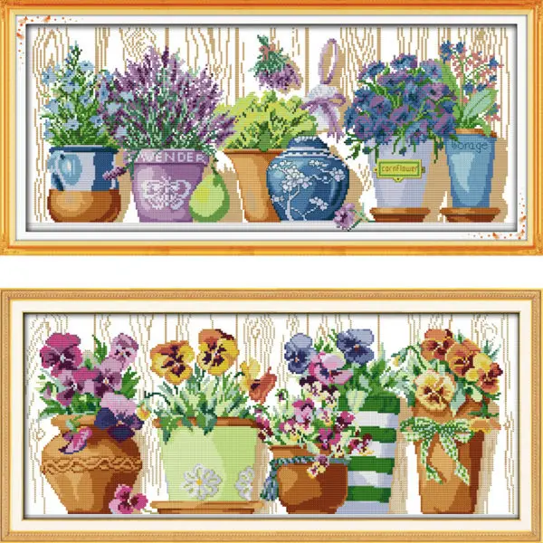 Печатный холст DMC 14CT 11CT вышивка крестиком рукоделие DIY наборы joy Sunday pottings на