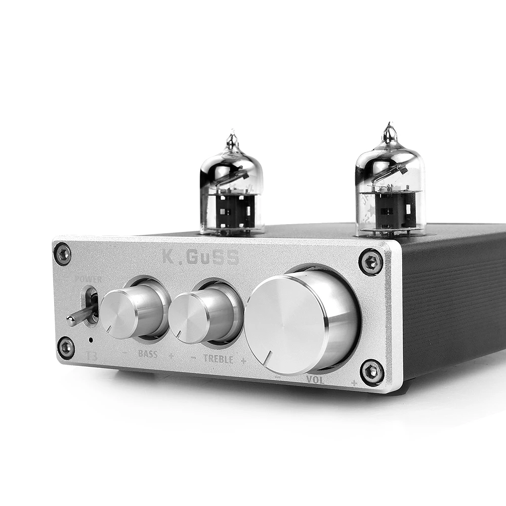 Предусилитель KGUSS T3 MINI Bile 6J1 трубчатый усилитель буфер HIFI предусилитель звука с